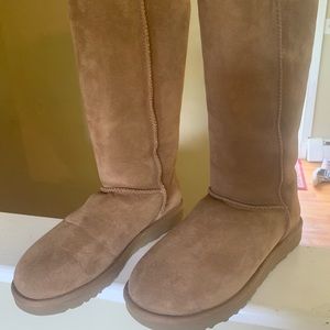 Size 9 women’s Tall Chestnut UGG boots